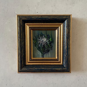 Impressionist oil painting, Oil painting miniature, Oil painting original, Original art painting, Oil painting original vintage