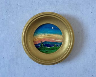 Impressionist painting, Oil painting original, Original oil painting, Original vintage oil painting, Vintage oil painting original