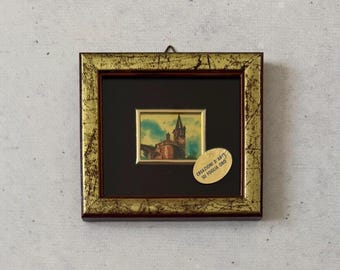 Antike Ölgemälde original, Original Ölgemälde, Kleine antike Ölgemälde, Original Vintage Ölgemälde, Miniatur Ölgemälde