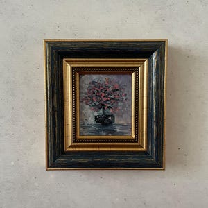 Impressionist oil painting, Oil painting miniature, Oil painting original, Original art painting, Oil painting original small