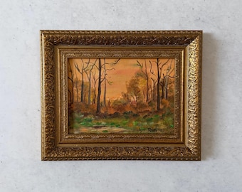 Impressionist painting, Oil painting original, Vintage oil painting original, Vintage painting original, Oil painting original vintage