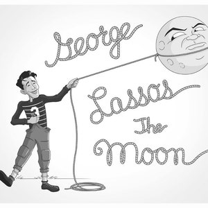 George Lassos the Moon - 11 X 14 Custom Print - Etsy