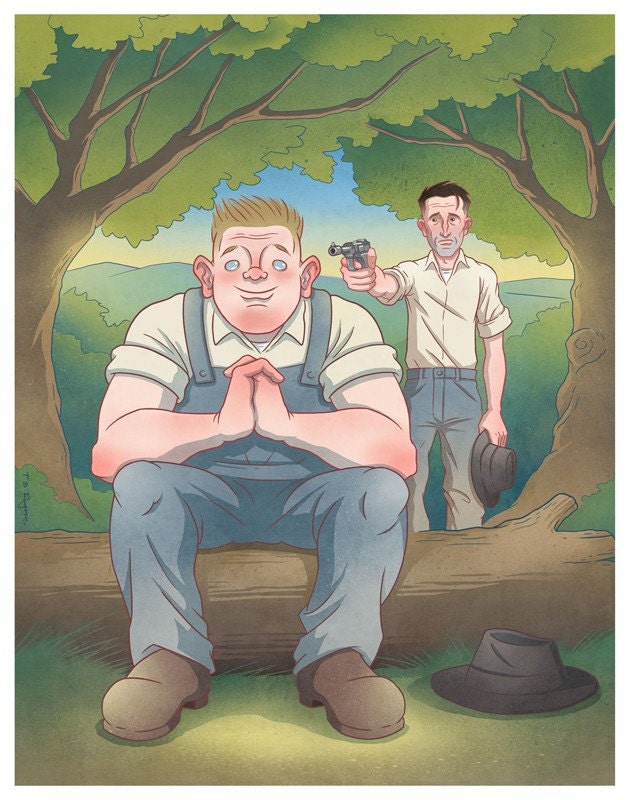 Of Mice and Men 11 x 14 Print - John Steinbeck