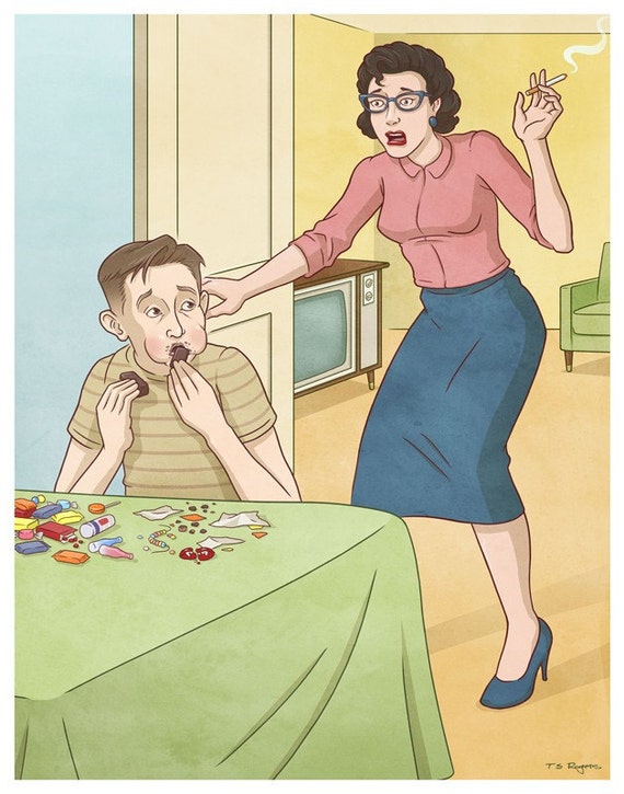 Us and Them 11 x 14 Print David Sedaris Etsy