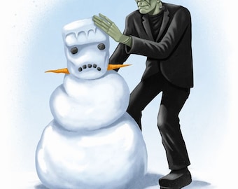 Frankenstein&#39;s Monster&#39;s Monster - 11 x 14 Print