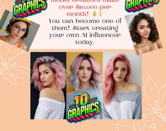 Custom AI Model: 10 Graphics for Your Brand