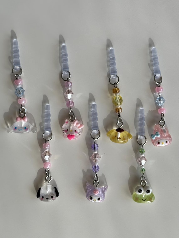 Audio Port Dust Plug Charm | Headphone Jack Charm | Kawaii
