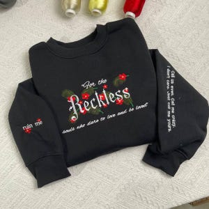 Reckless Lauren Roberts Shirt, Powerless Embroidered Sweater, Kai & Paedyn Hoodie, Powerful Bookish Merch, Fantasy Reader Gift