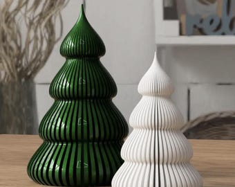 Christmas Tree Drop, Christmas tree tealight, Christmas decoration, modern tealight