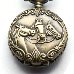 Horse pocket watch hot sale