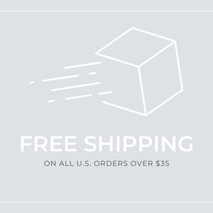 Black Brook Shop offers Free Shipping on U.S. orders over $35
