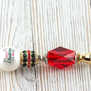 Meowy Weihnachten Glas Perlen Gold Brieföffner • Brieföffner • Brieföffner • Schreibtisch Zubehör Bild 5