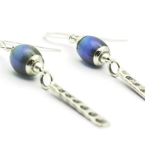 Mood Bead Örhängen, Antika, Pärlörhängen, Hill Tribe bild 1