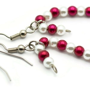 Candy Cane, Peppermint Stick, Red and White, Christmas Earrings, Holiday Earrings, Candy Jewelry