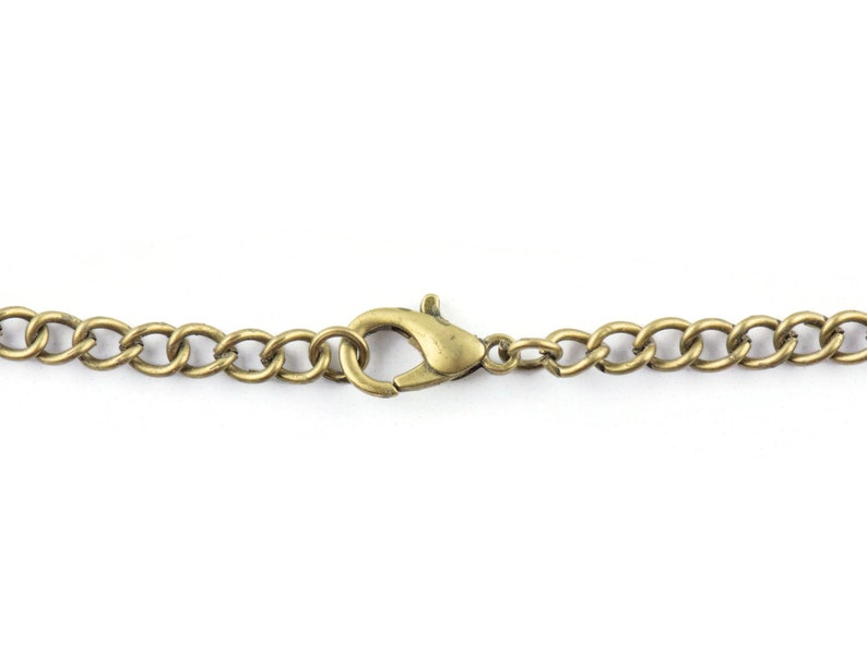 Fjärilsberlock i brons fickur långt halsband / Unika klockor / Naturinspirerade smycken / Stort fickur bild 7