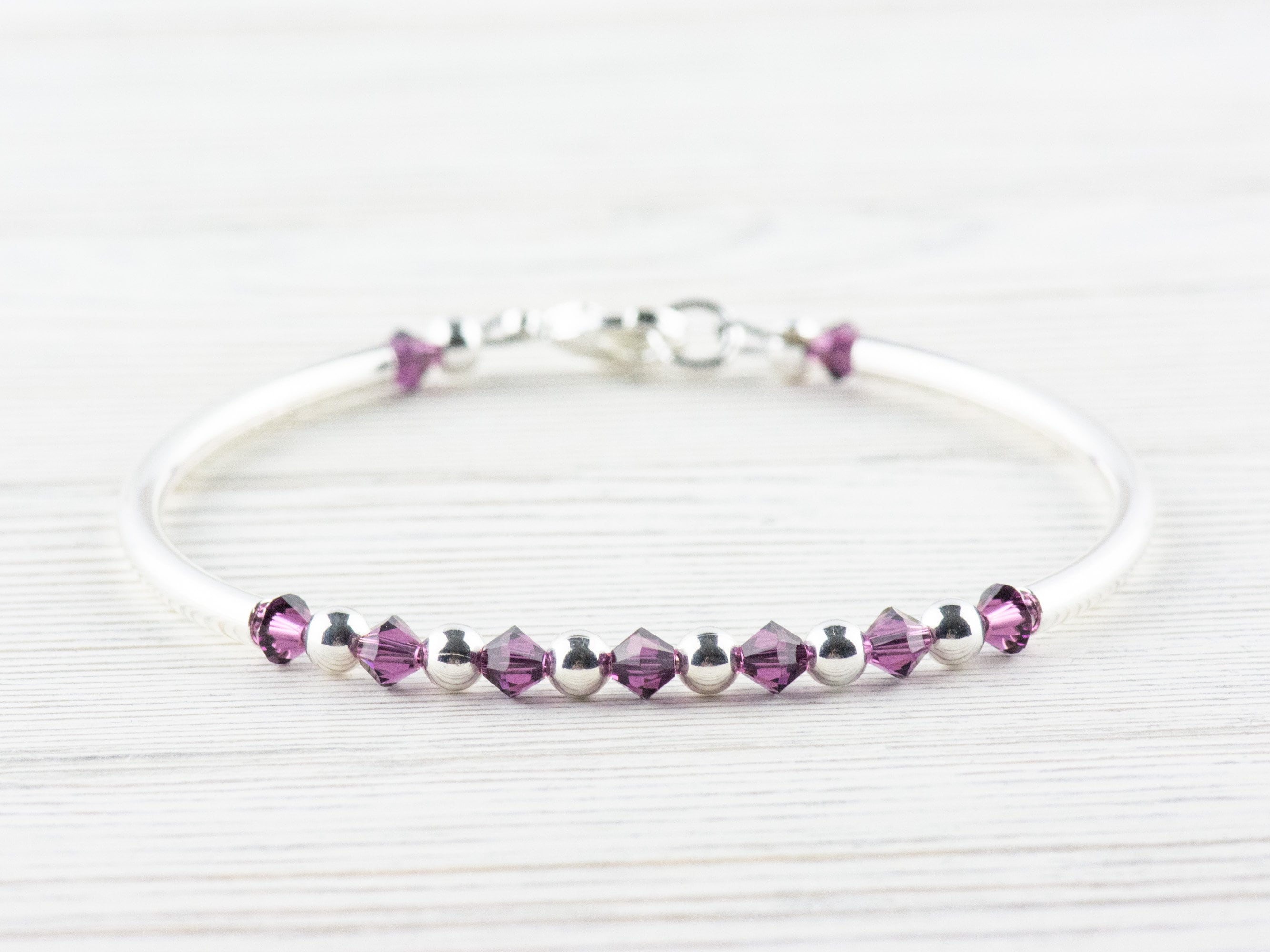 ★rosemont★ SILVER bracelet (February birthstone) RC0342 Amazon.com: PANDORA February Birthstone Dangle Charm