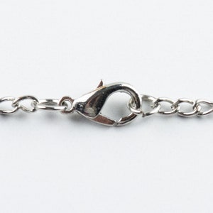 Fjärilstryckt fickur i porslin långt halsband / Unika klockor / Naturinspirerade smycken bild 8
