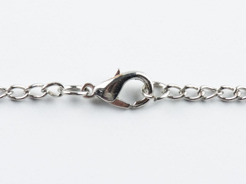 Fjärilstryckt fickur i porslin långt halsband / Unika klockor / Naturinspirerade smycken bild 8