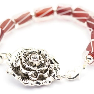 Silver Rose Stretchbandskoppling • Armbandsfokus bild 4