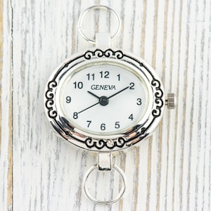 Silver Watch Face, Oval Watch Face, Ladies Watch Face, White Watch Face, Round Watch Face, Wrist Watch Face, Watch Face
