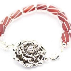 Silver Rose Stretchbandskoppling • Armbandsfokus bild 5