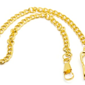 Gold Color Pocket Watch Chain, Pocket Watch Accessories, Pocket Chain