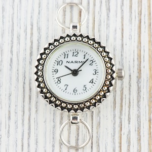 Speckled Round Watch Face | White Watch Face | Wrist Watch Face | Ladies Watch Face | Women&#39;s Watch Face | Watch Face