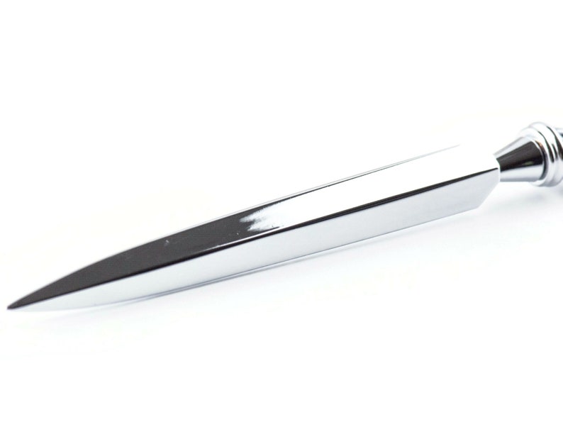 Sierra Sky brevöppnare i silver med glaspärlor • Papperskniv • Skrivbordstillbehör bild 6