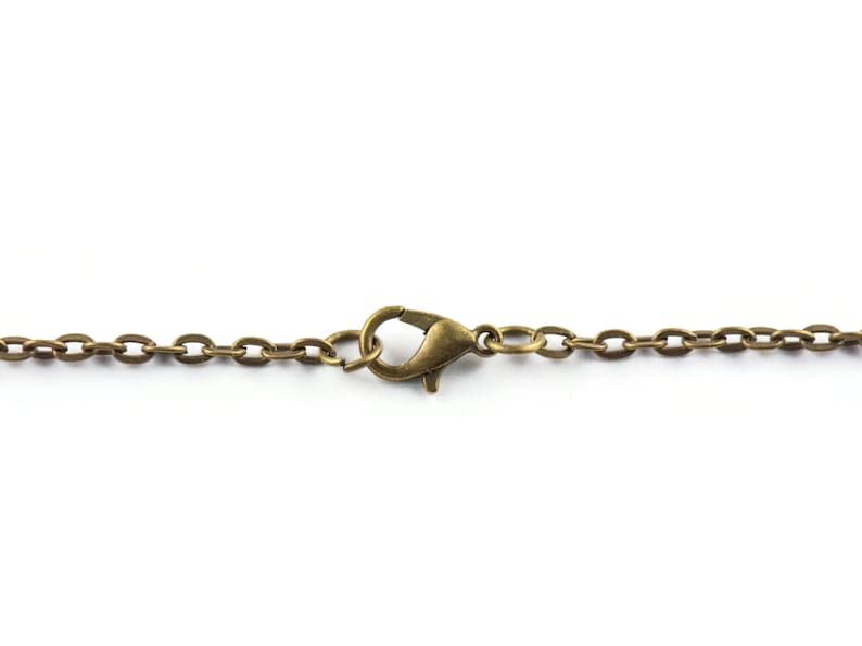 May include: A close-up of a gold-toned chain with a lobster clasp.