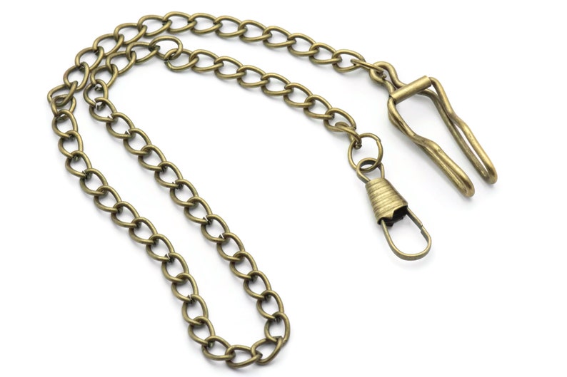 Bronze Pocket Watch Chain Pocket Watch Accessories Pocket Etsy