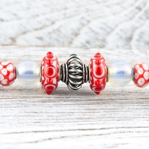 Picnic in the Park Glass Beaded Silver Metal Sword Letter Opener / Paper Knife / Office Desk Accessories