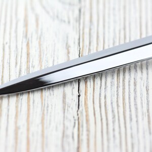 Purple Haze Glass Beaded Silver Letter Opener • Paper Knife • Desk Accessory image 6