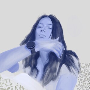Custom solo portrait A4 (physical print)