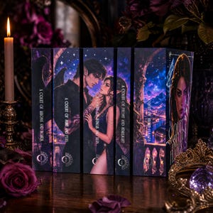 ACOTAR Dust Jacket Set | Custom Fit Book Edition Covers | Velaris Inspired Art
