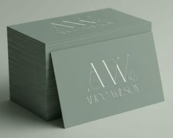 Minimalist, customizable, and downloadable business card with QR code. Easily modify your card with Canva. BC-QR11