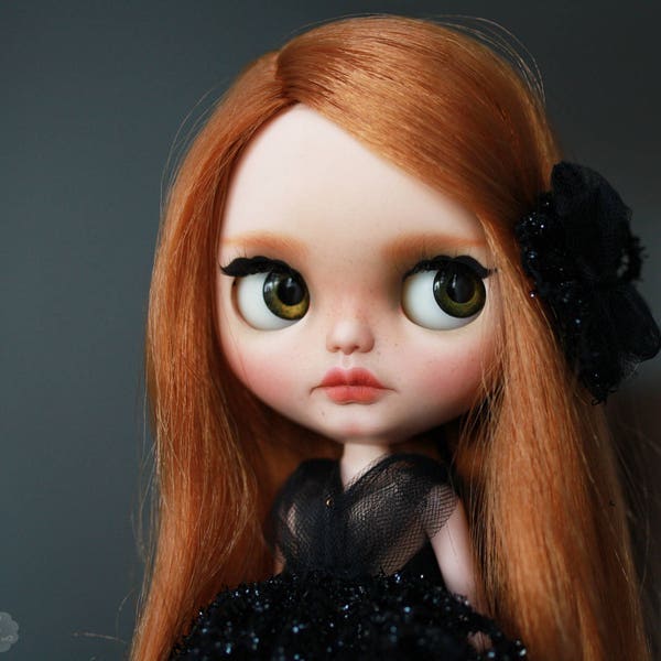 Sophie - custom Blythe doll - ooak blythe - unique art doll by KarolinFelix