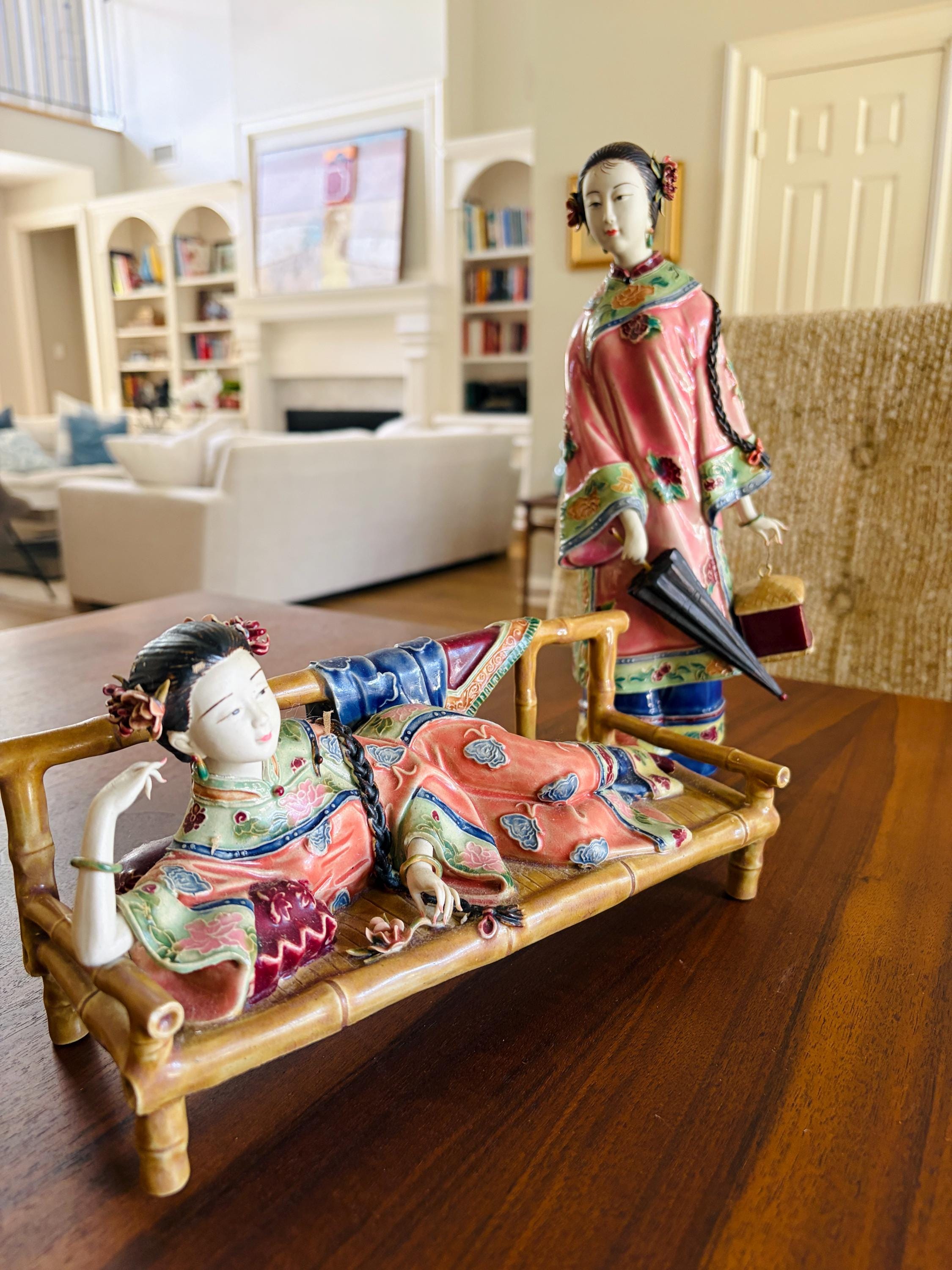 Chinese Lady Statue - Etsy