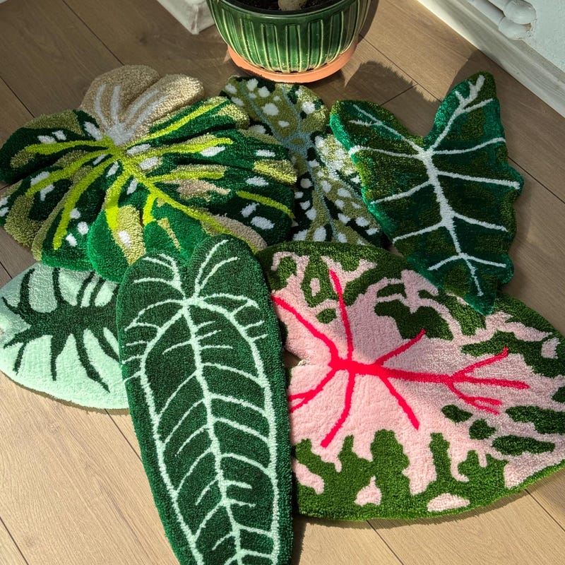Leaf Rug - Etsy