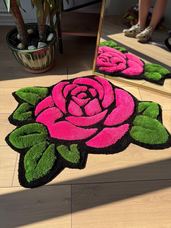 玄関マット Flower Floor Mat Pink Amazon.com: Indoor Door Mat, Spring Summer Pink Orange Flower