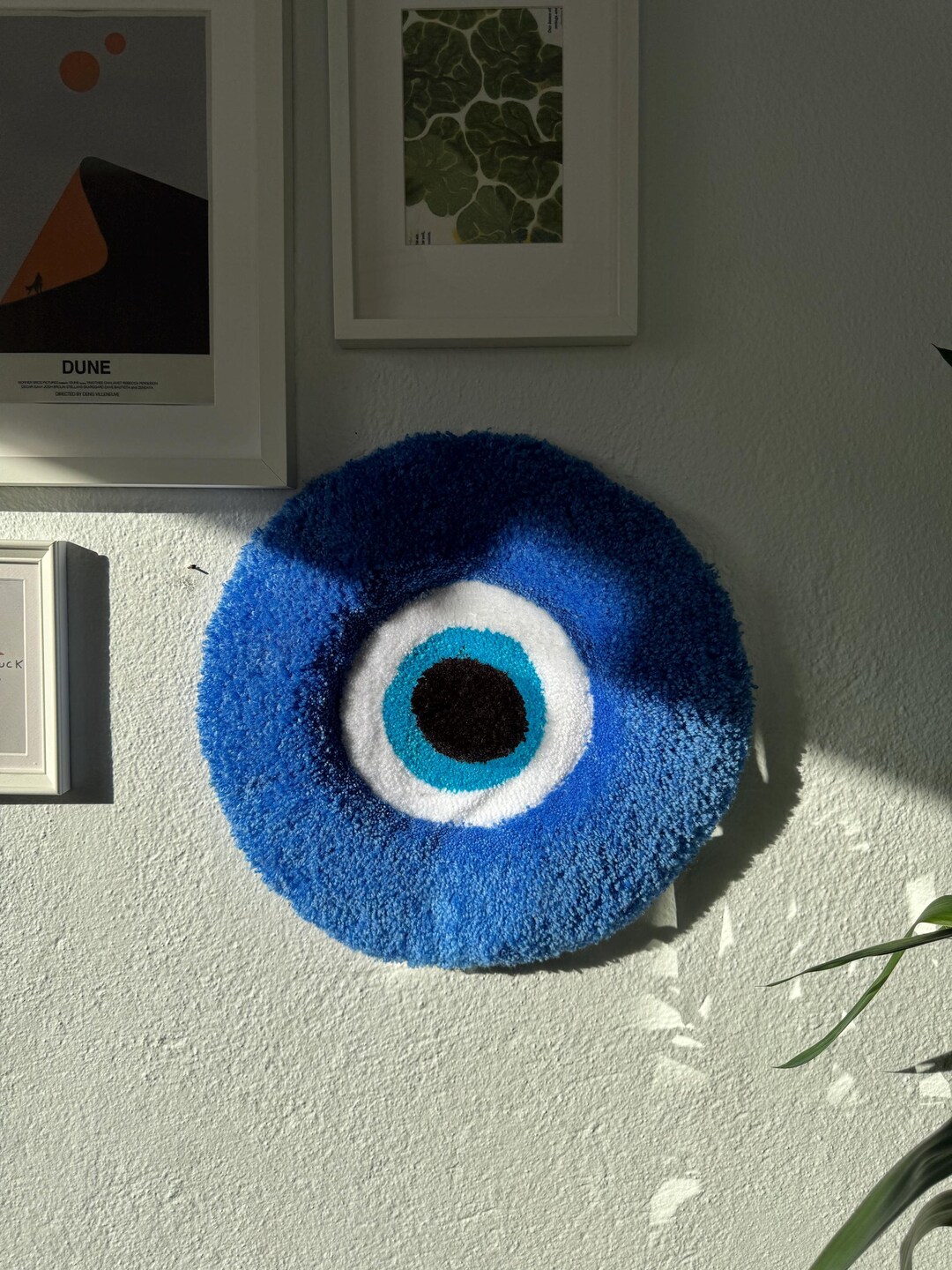 Devil Eye 3D Fluffy Tufted Rug, Wall Hangings, Wall Rug, Tufted Wall ...
