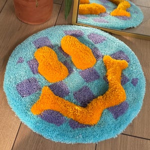 Tufting rug smile - Etsy 日本