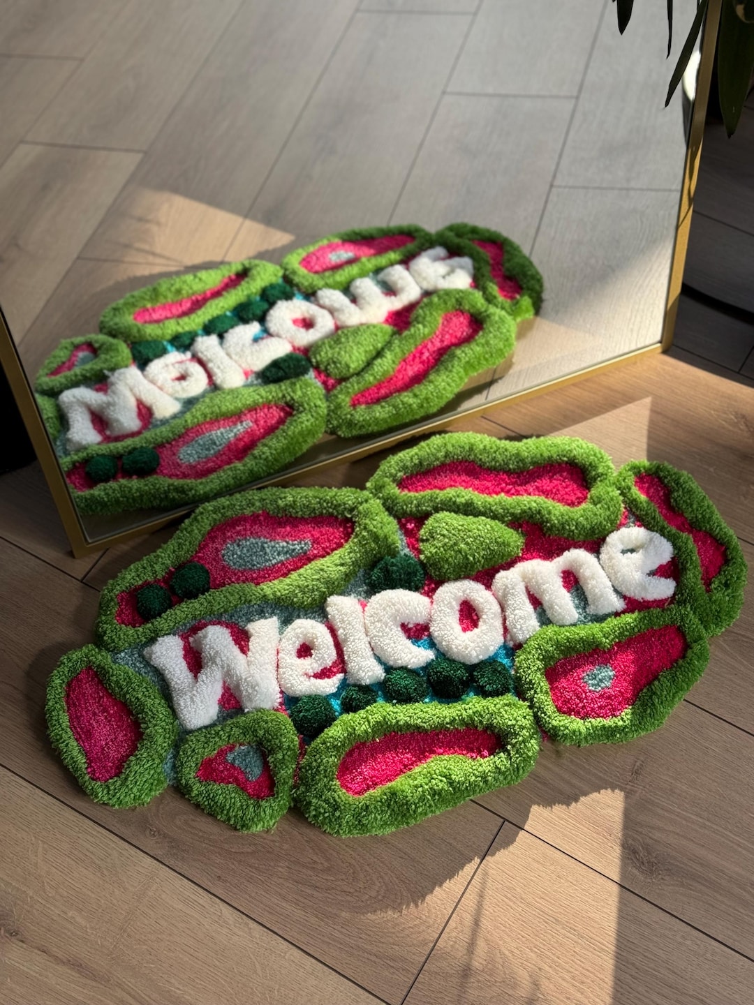 Welcome Rug Patterns Handmade Welcome Tufted Rug Nature Inspired Organic Pattern Carpet ...