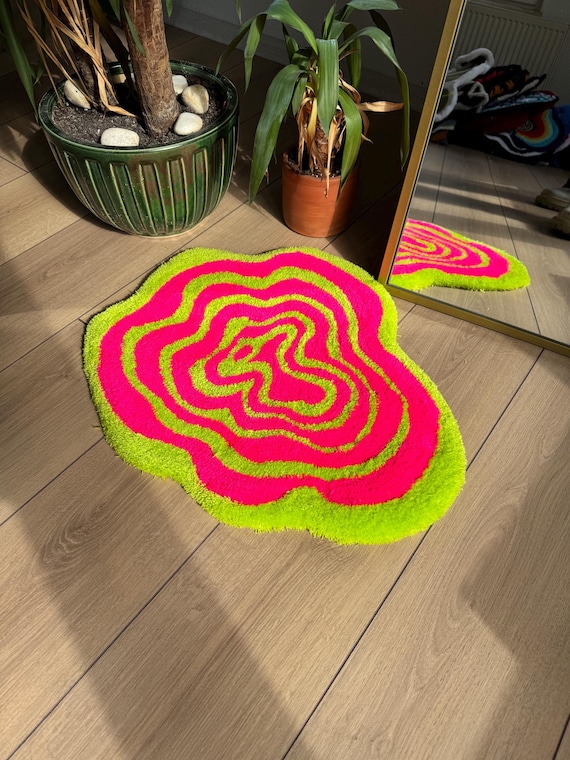 Illusion Rug - Mind-bending Optical Illusion Carpet, Handmade