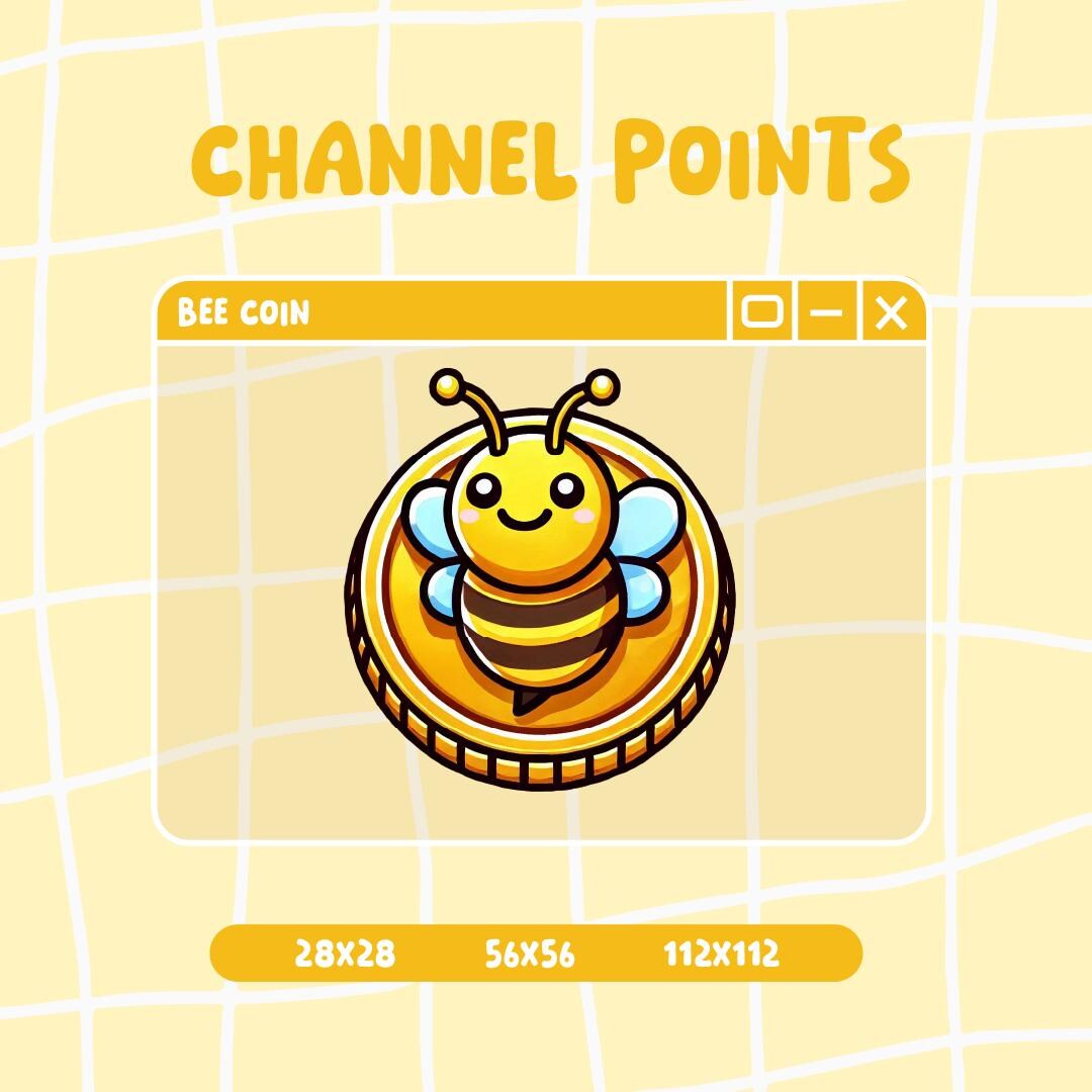 Bee Coin Emote / Channel Points / Emotes for Twitch and Discord - Etsy