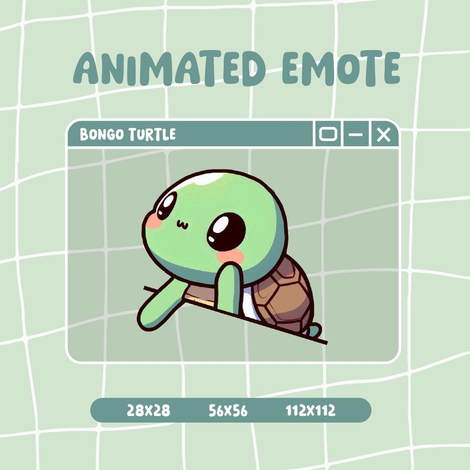 Bongo Turtle Emote / Animated Emote / Emotes for Twitch and Discord - Etsy
