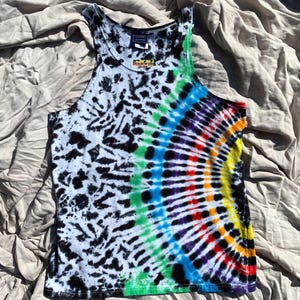 Tie-Dye Tank Top für Oregon Country Fair Männer M / L