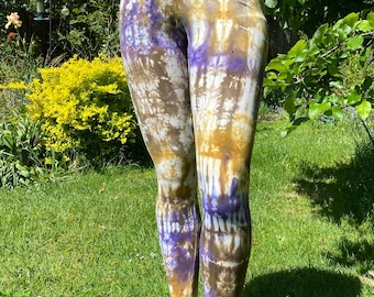 Exclusive Design~ Hand-Dyed Fall Style Leggings/Pants~Size Medium