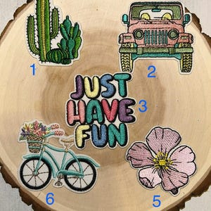 Cute Embroidered Iron-On Patches