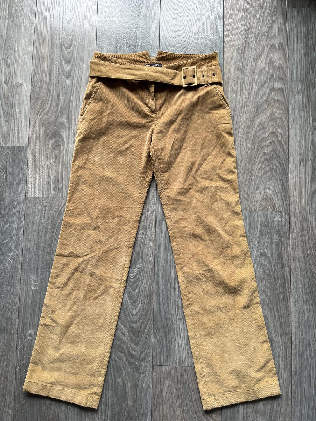 Dolce and Gabbana Brown Corduroy Pants - Etsy