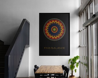 Boho spiritual wall Art Print – Printable Poster, Digital Download Home Decor